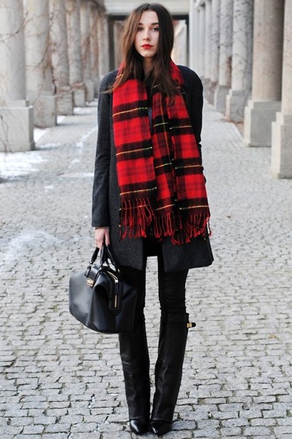 异域风情服饰不够围巾来凑,小众不撞围巾搭配