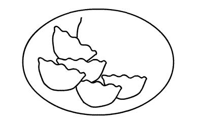 春节灯笼鞭炮简笔画,新年娃娃拿鞭炮简笔画