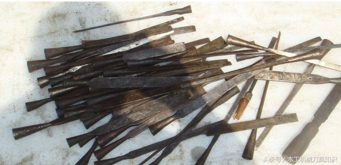 初学手工木雕最常用刀具,自制木雕刀