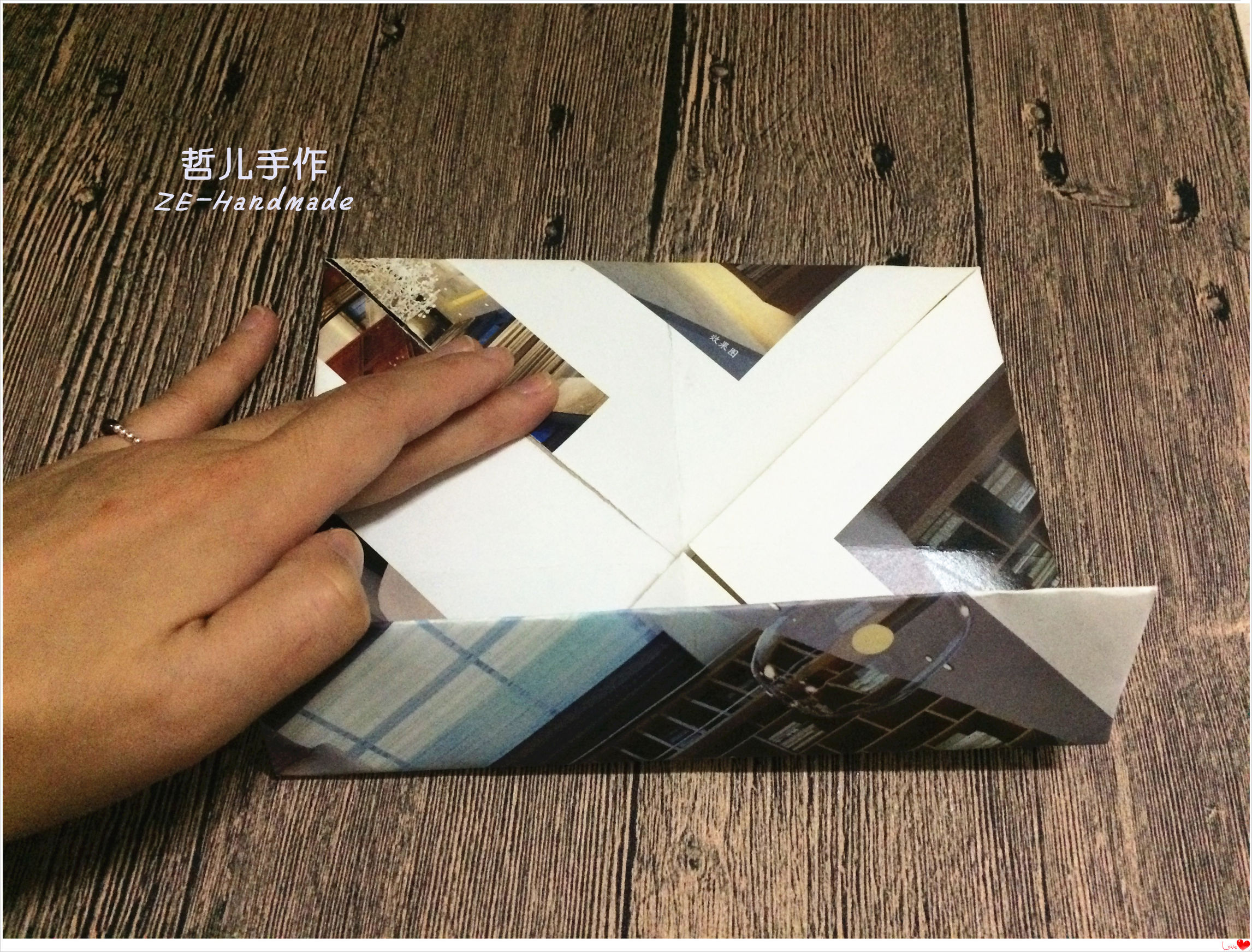 用瓶子折纸的牙签盒,折纸手工储物盒装饰品