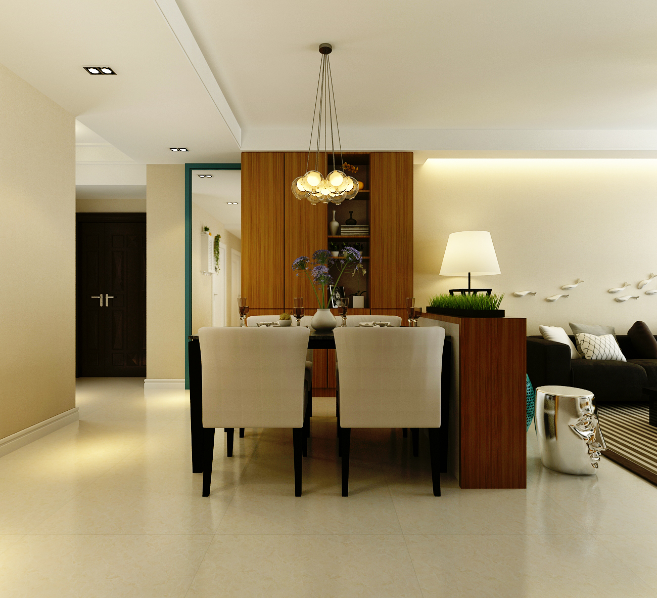 包头锦尚国际153平米样板间,锦尚国际包头