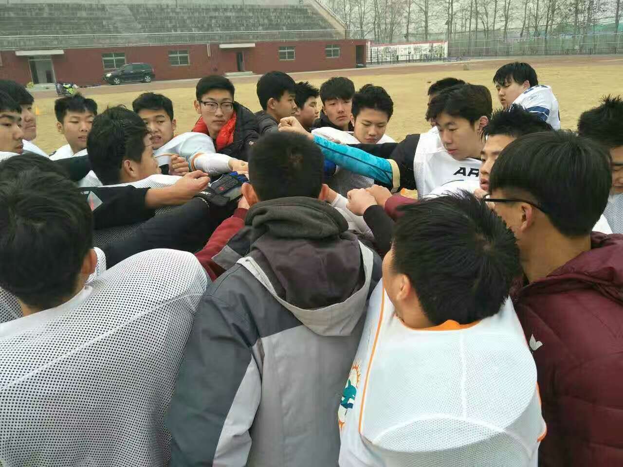 美国大学橄榄球比赛玫瑰碗,中国学校橄榄球比赛开场仪式