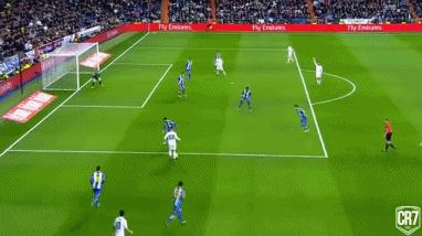 c罗在门前的冲击力,只会吃饼的球员