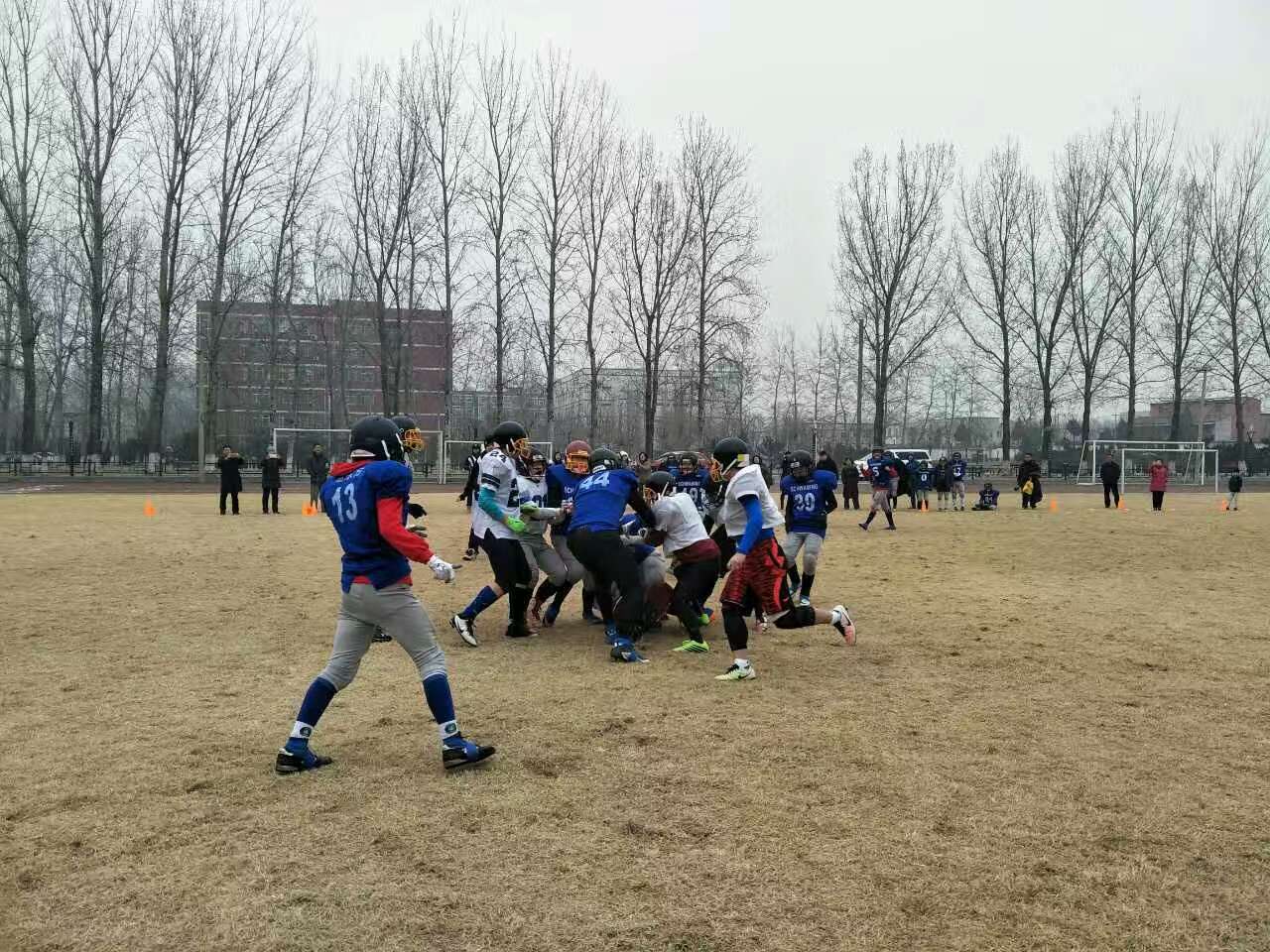 美国大学橄榄球比赛玫瑰碗,中国学校橄榄球比赛开场仪式