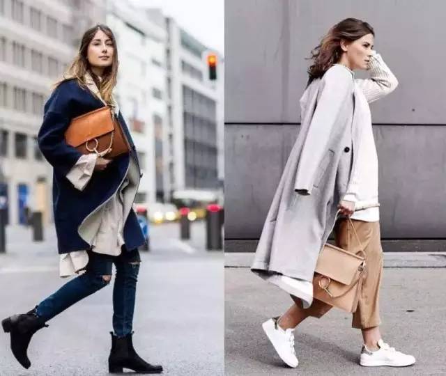 焦糖色大衣搭配什么包包好看,奢品包包如何穿搭