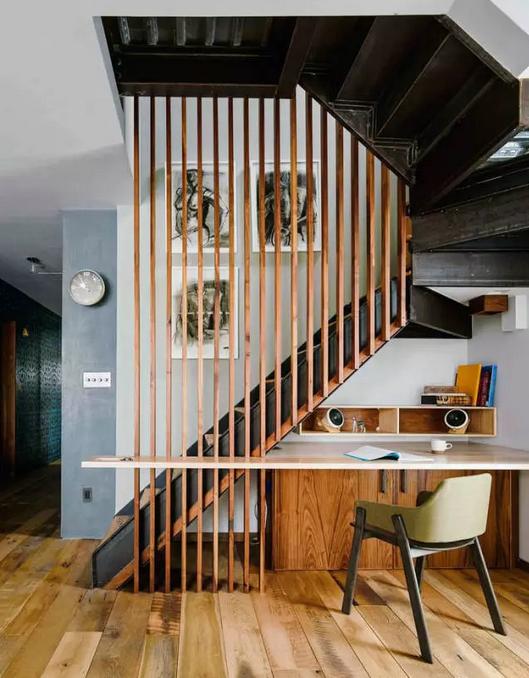 楼梯下空间这样设计又好看又实用,楼梯下的空间利用效果图