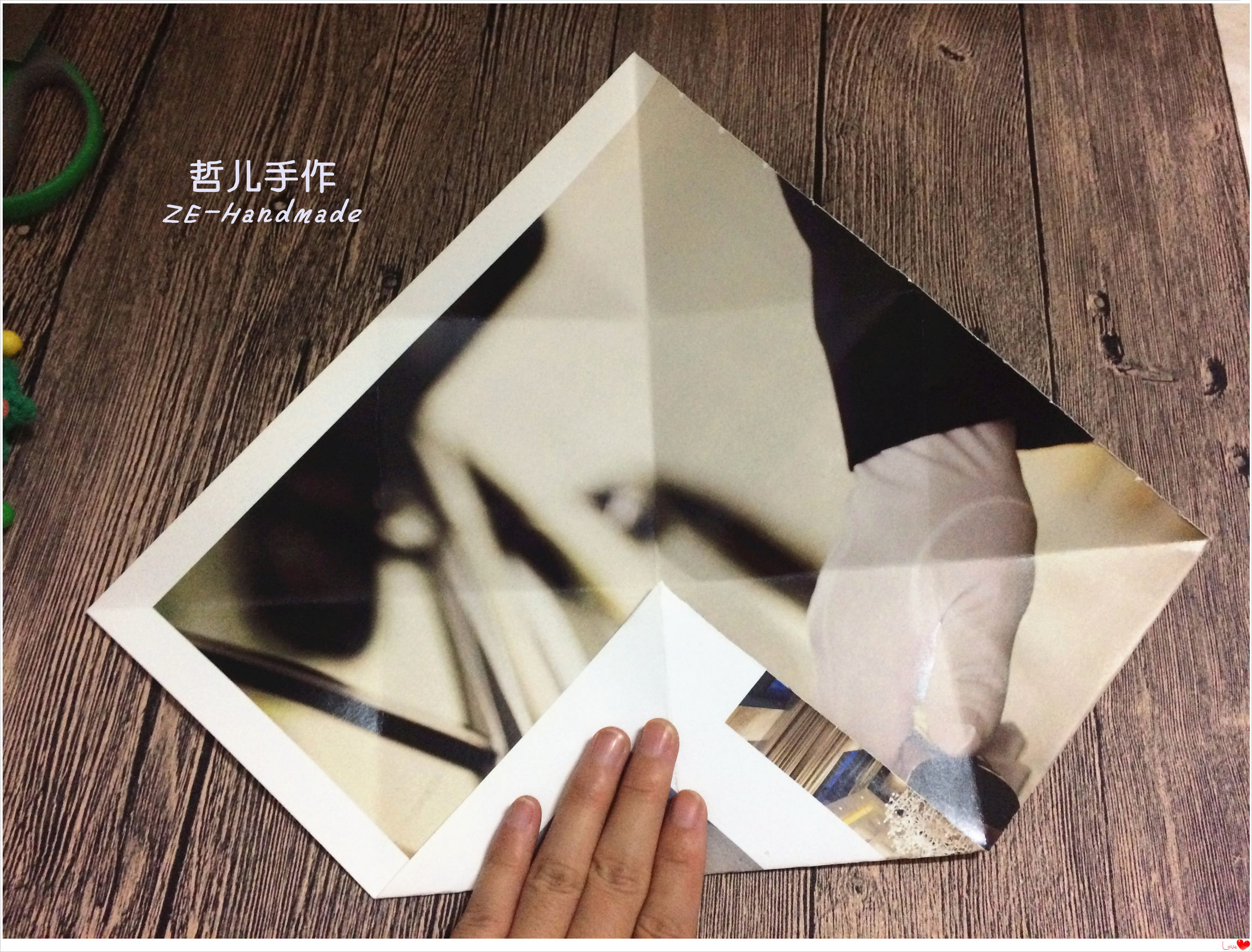 用瓶子折纸的牙签盒,折纸手工储物盒装饰品