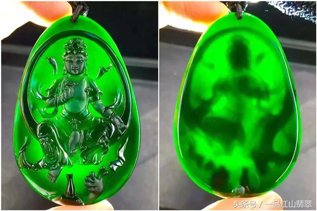 翡翠颜色和估价,冰糯翡翠颜色深浅价值