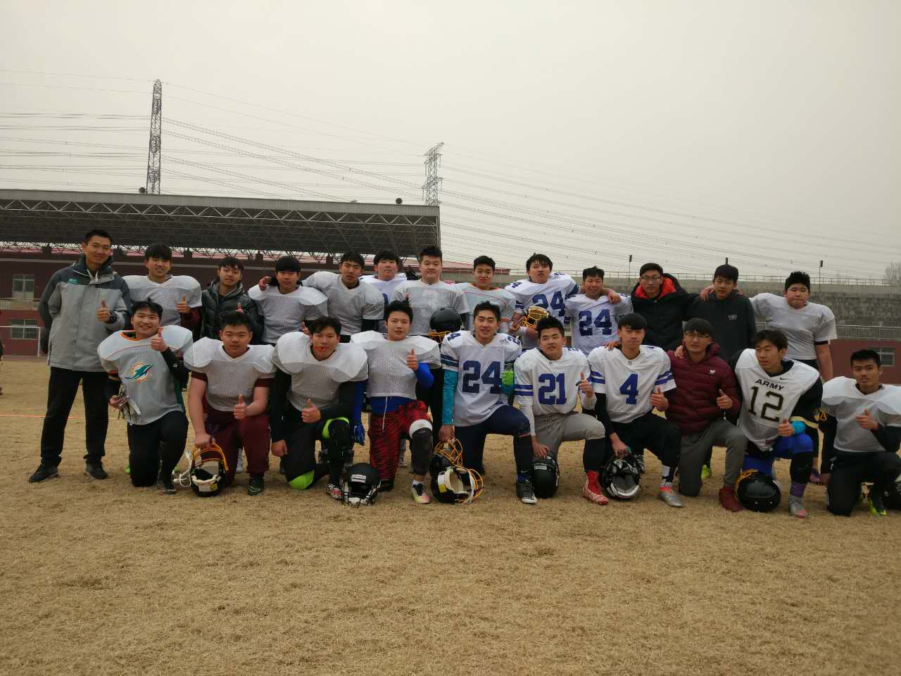 美国大学橄榄球比赛玫瑰碗,中国学校橄榄球比赛开场仪式