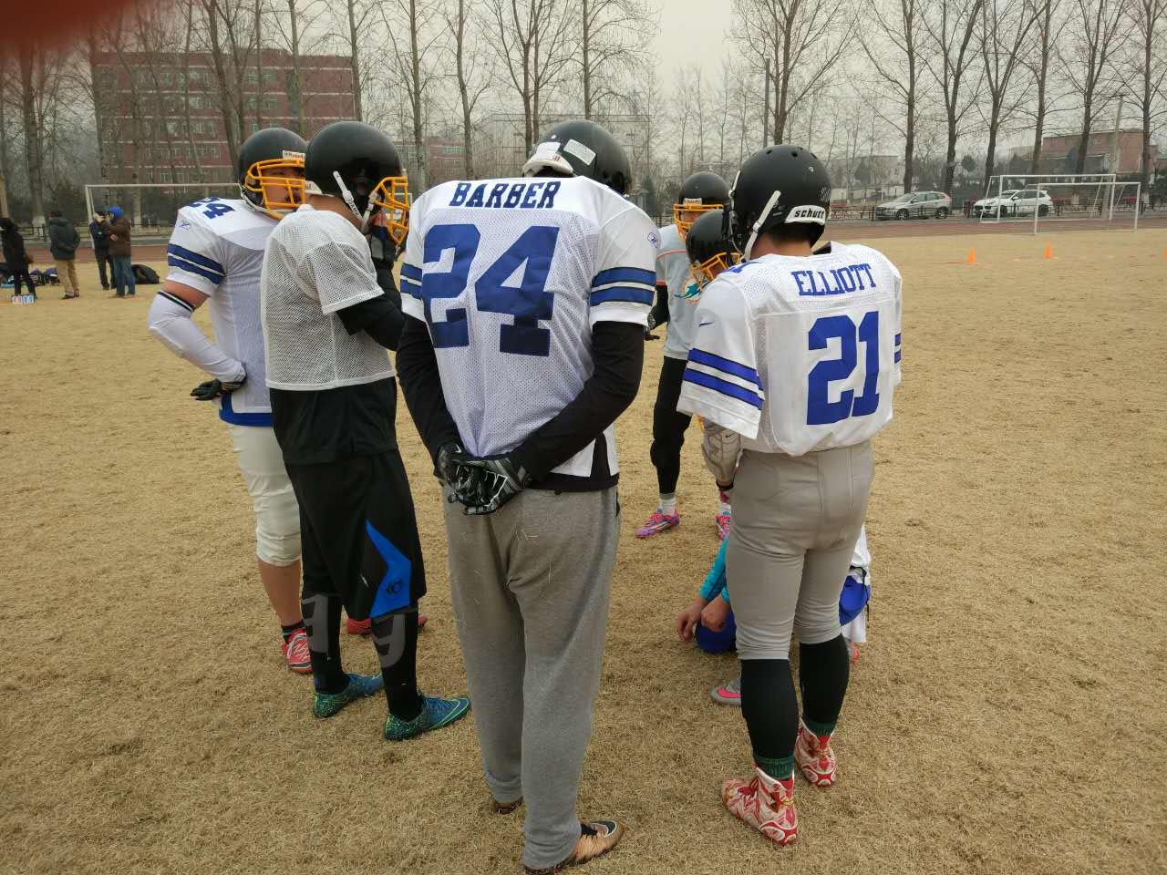 美国大学橄榄球比赛玫瑰碗,中国学校橄榄球比赛开场仪式