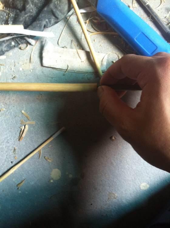 自己用竹子手工打造钓鱼竿，附上完整设计图和流程图