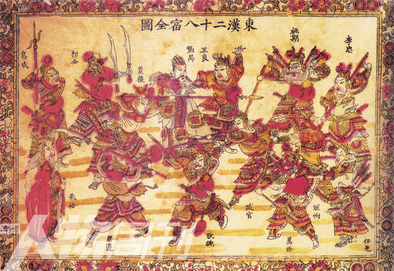 云台二十八将之八虎将,云台二十八将古诗