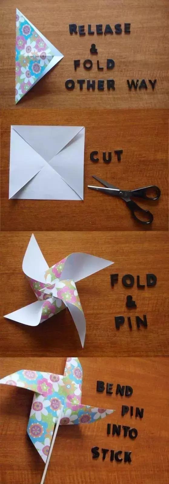 儿童折纸简单手工10000种,长正方形纸做手工折纸简单教程