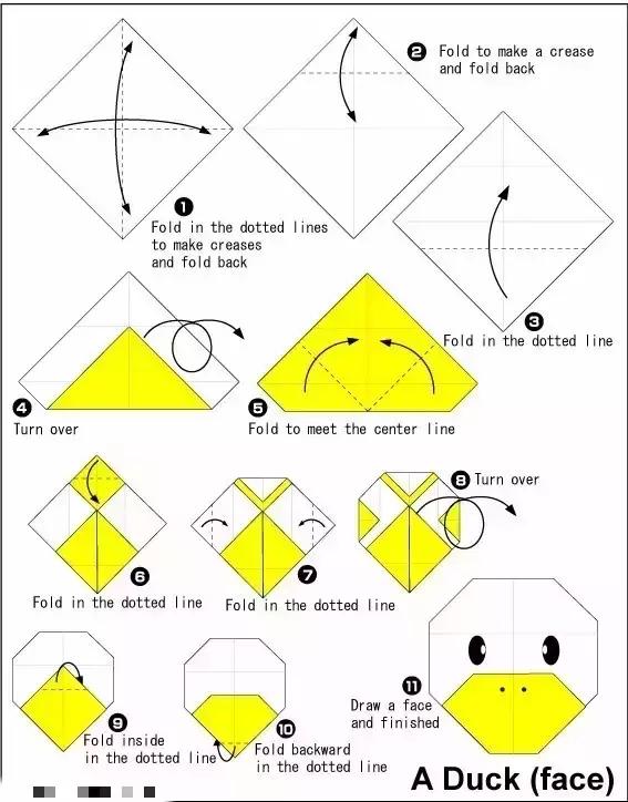 儿童折纸简单手工10000种,长正方形纸做手工折纸简单教程