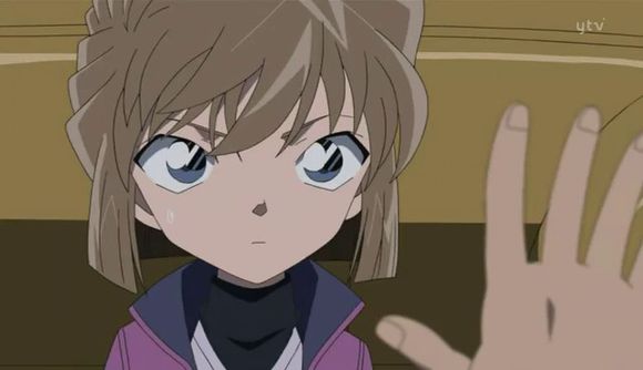 柯南灰原哀超帅瞬间,名侦探柯南灰原哀腹黑