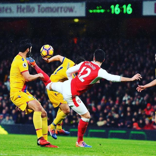 吉鲁阿森纳时期十佳进球,吉鲁蝎子摆尾进球