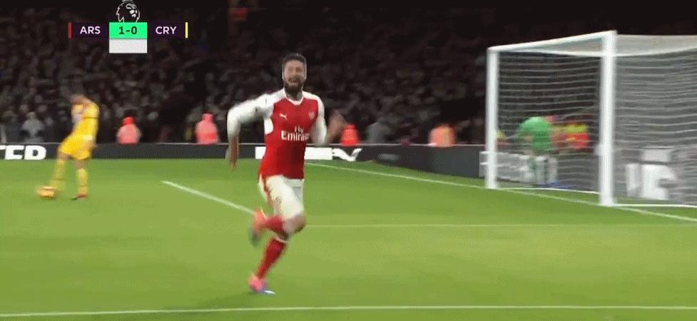 吉鲁蝎子摆尾进球滑跪庆祝,足球庆祝动作超燃剪辑吉鲁