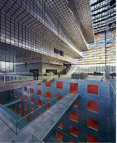 坚持不懈甲骨文,建筑与艺术的糅合