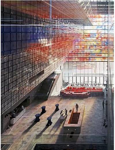 坚持不懈甲骨文,建筑与艺术的糅合