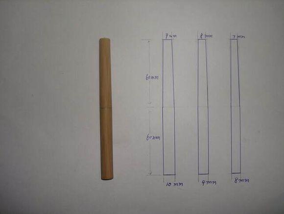 自己用竹子手工打造钓鱼竿，附上完整设计图和流程图