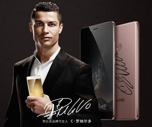 足球奖c罗,c罗代言手机努比亚