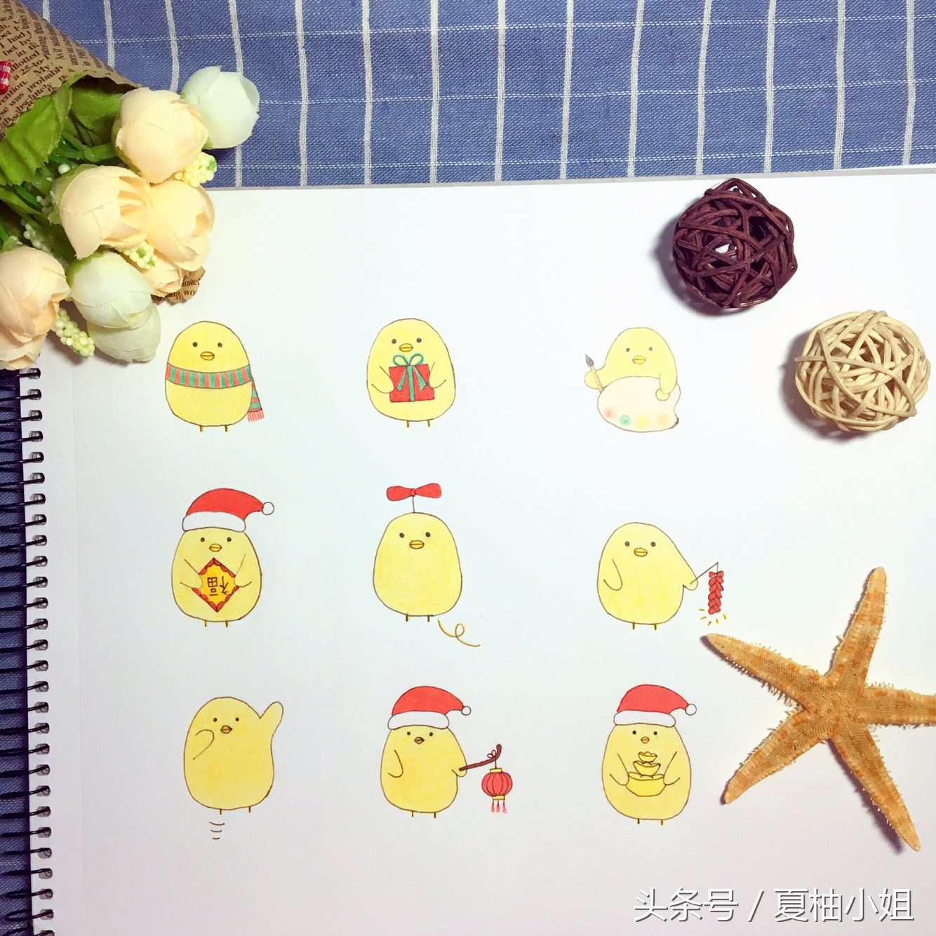 小鸡仔简笔画教程,小鸡仔简笔画