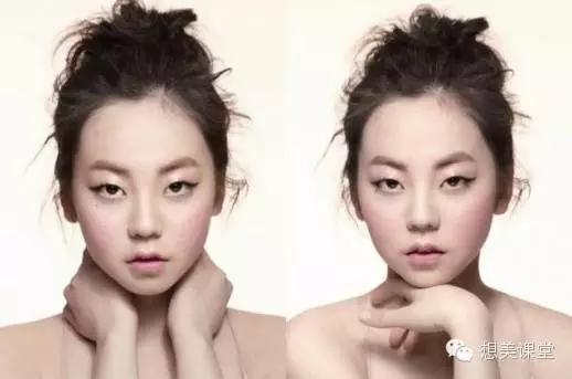 蜜桃色和杏粉色腮红,薰衣草色腮红是收缩色还是膨胀色