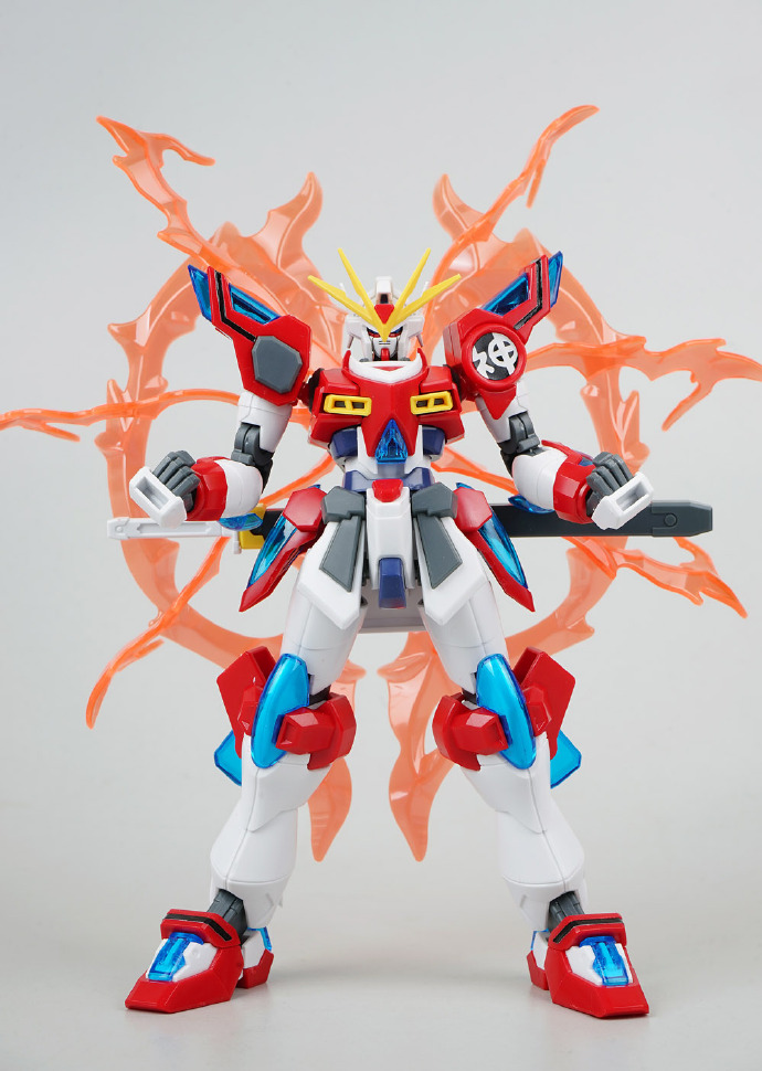 万代hg风灵高达修改型测评,万代hg神木燃烧