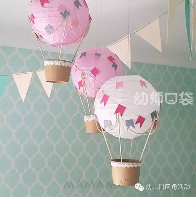 幼儿园新年灯笼布置场景,幼儿园环境布置创意挂饰