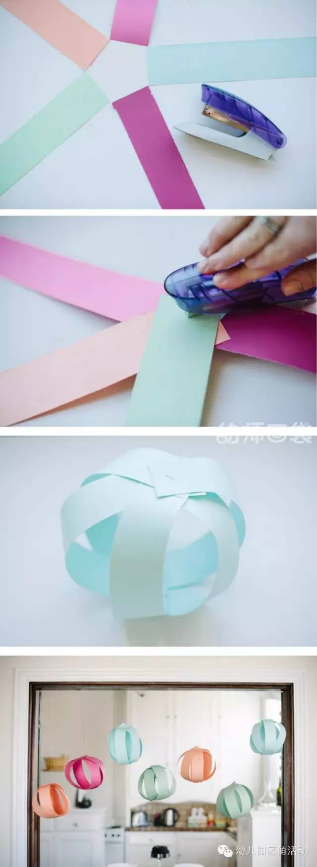 幼儿园新年灯笼布置场景,幼儿园环境布置创意挂饰