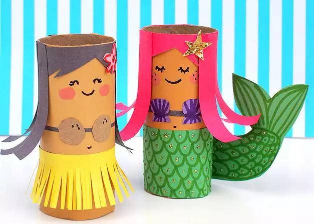 城会玩！这个妈妈卫生纸卷筒这么用，省下了一半玩具钱！