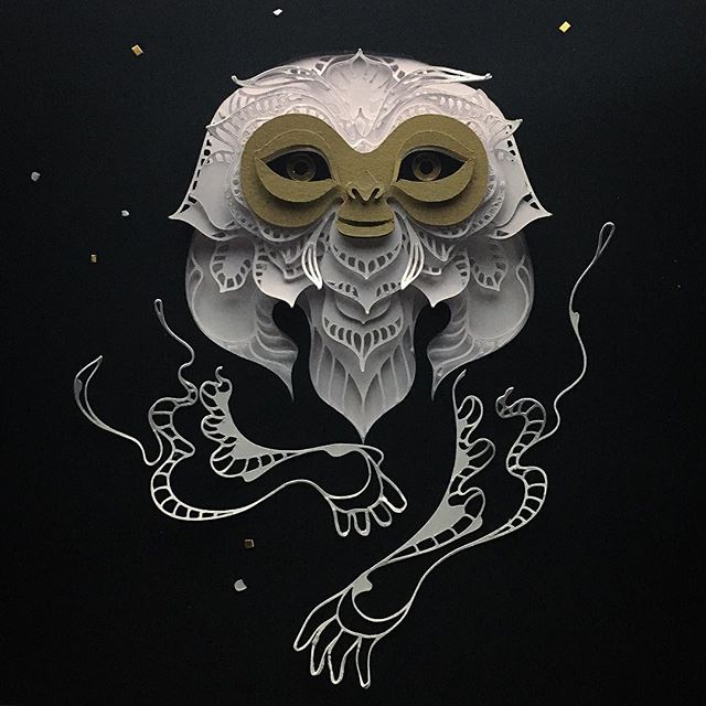 纸艺立体作品,完美世界绘画版