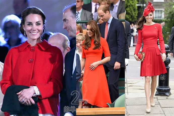 凯特王妃白配金礼服裙,凯特王妃西装裙穿搭