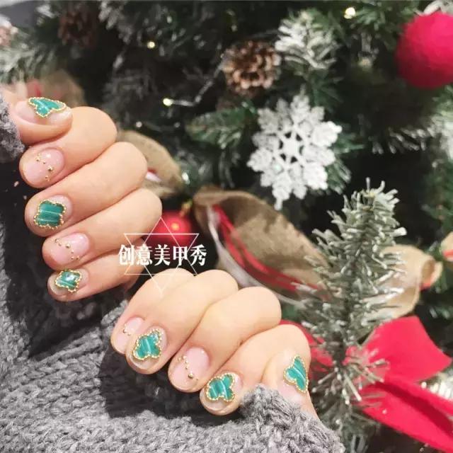 流行的韩国美甲,韩国最新款美甲