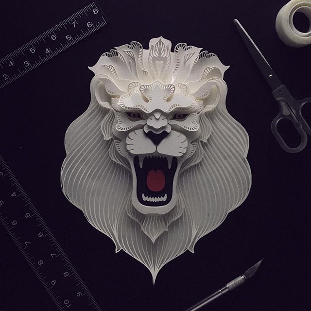 纸艺立体作品,完美世界绘画版