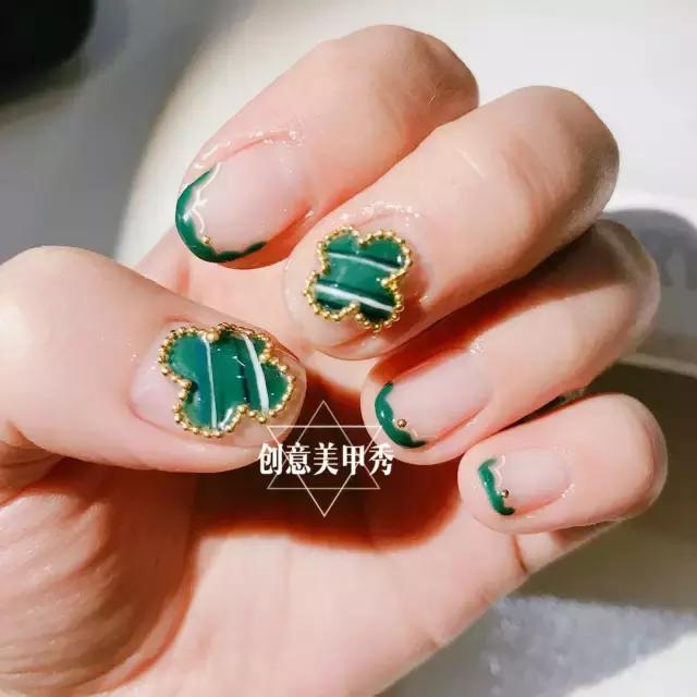 流行的韩国美甲,韩国最新款美甲