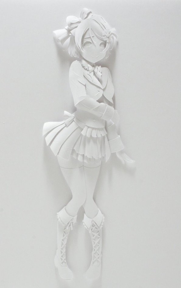 纸艺立体作品,完美世界绘画版