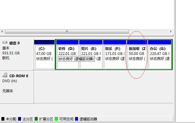 硬盘没分区装了系统咋办？别慌，看图学习在WIN7下给硬盘分区