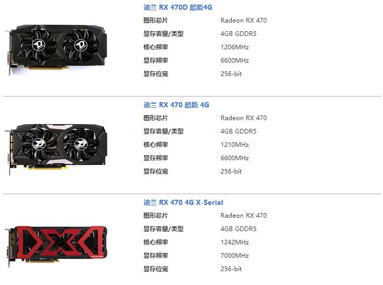 迪兰rx470d酷能4g,迪兰rx4704g