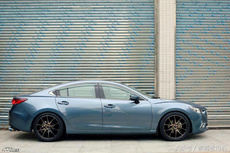 2021马自达阿特兹2.5改装轮毂,mmx轮毂m1609黑色