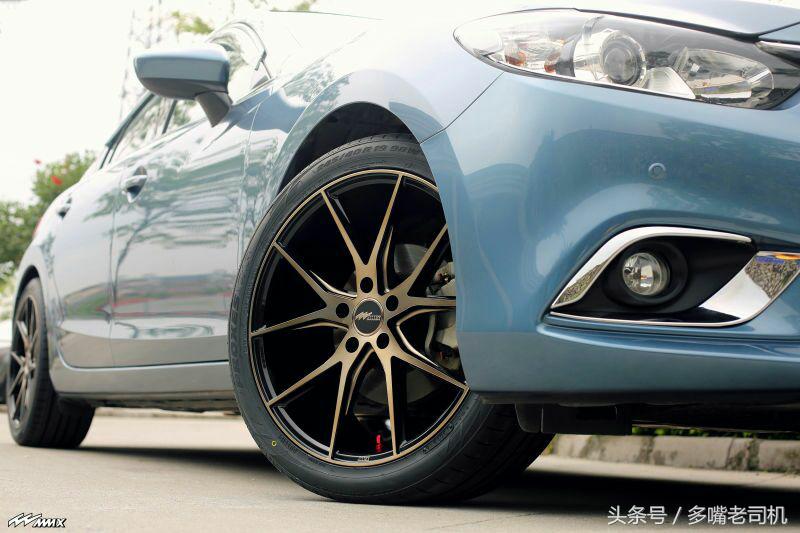 2021马自达阿特兹2.5改装轮毂,mmx轮毂m1609黑色