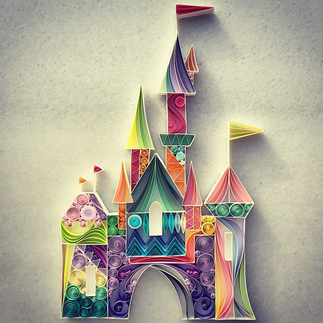 纸艺立体作品,完美世界绘画版