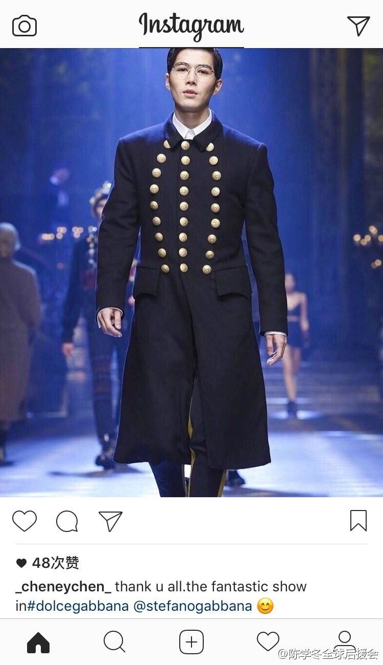 陈学冬杜嘉班纳,陈学冬杜嘉班纳走秀