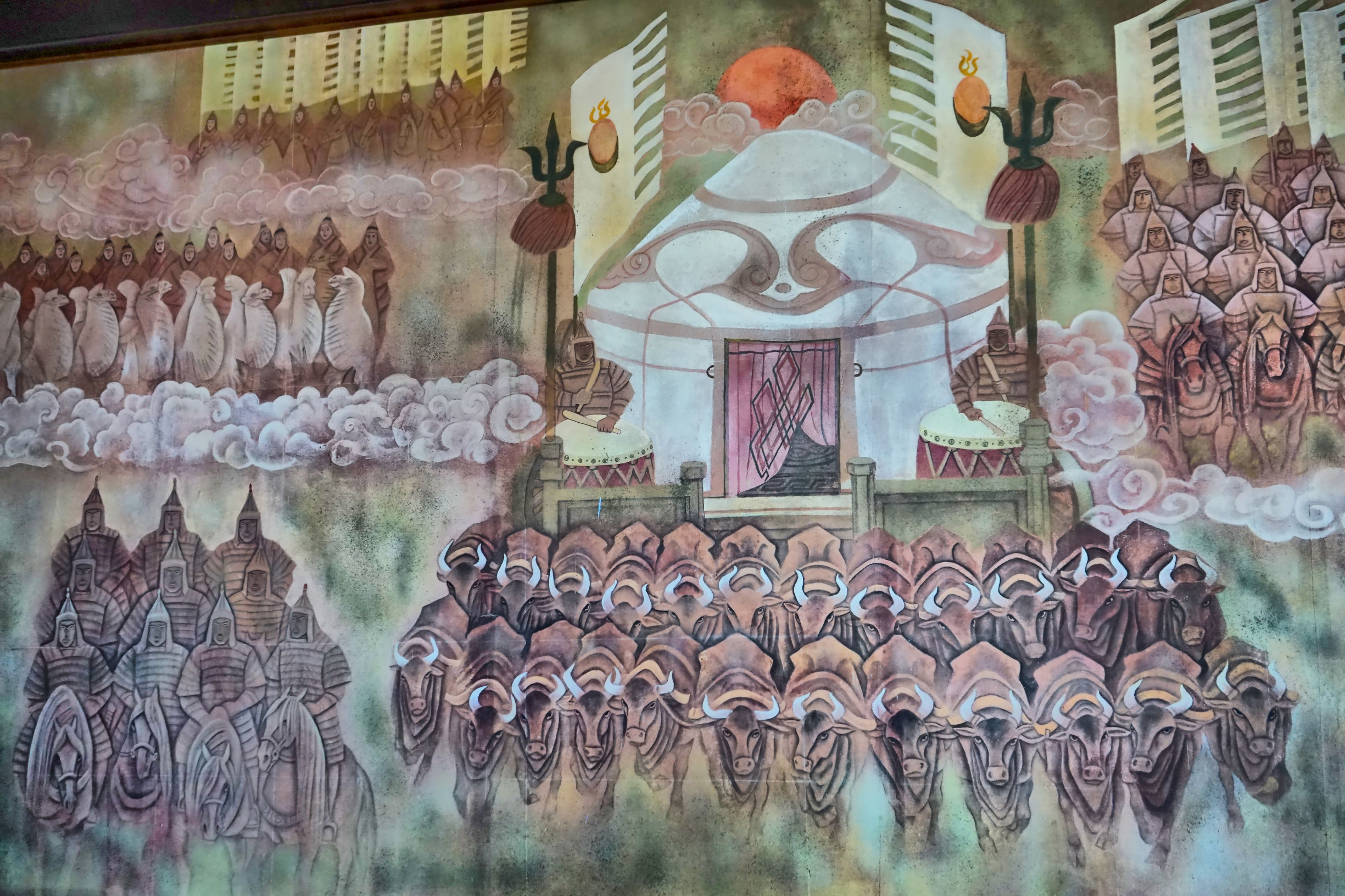 穿越内蒙古大草原雪景,来内蒙古大草原看雪