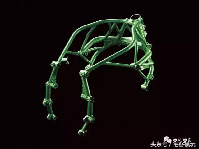 川崎kawasaki摩托车拼装,田宫川崎h2模型拼装过程