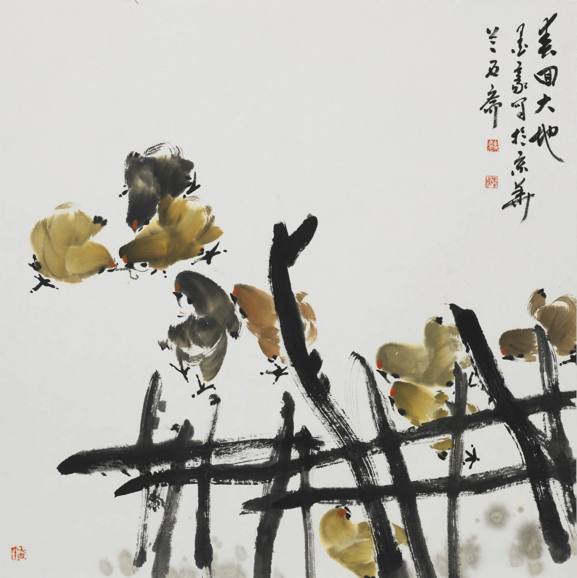 墨豪画鸡最好的画法,墨豪画鸡最新视频