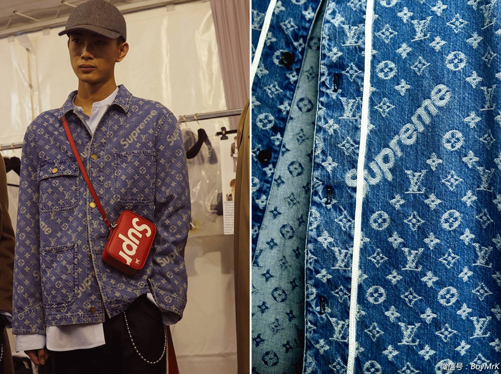 lvsupreme联名套装,supreme最难抢的联名