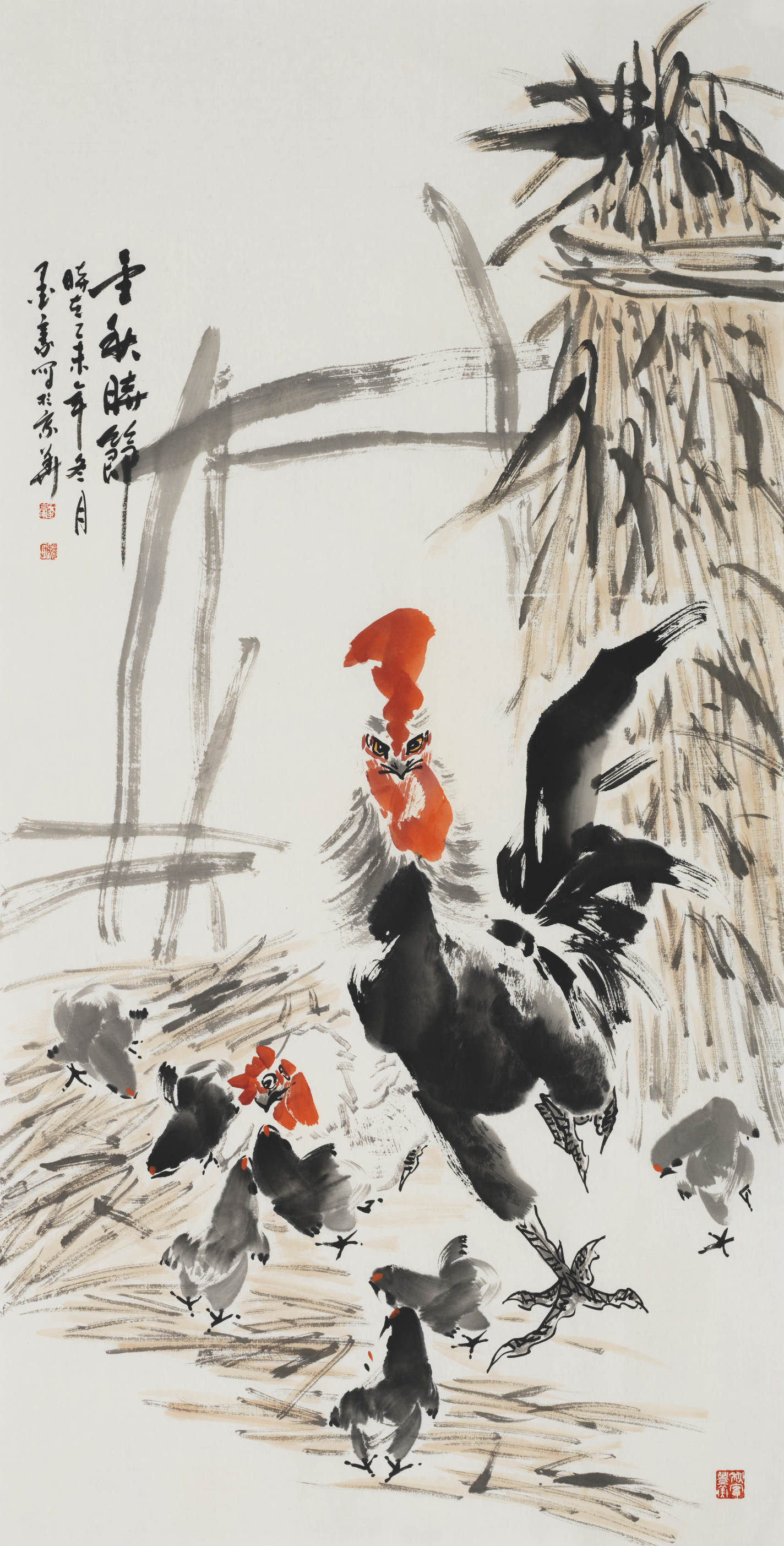 墨豪画鸡最好的画法,墨豪画鸡最新视频