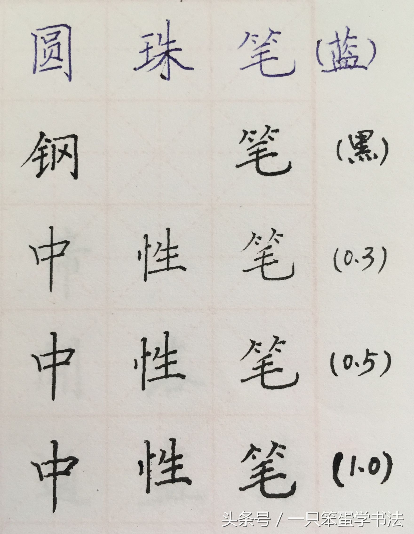 硬笔入门教材书推荐,零基础学硬笔书法课