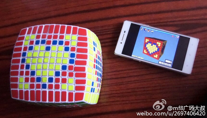 怎么用三阶魔方拼春节快乐,100个三阶魔方拼新年快乐